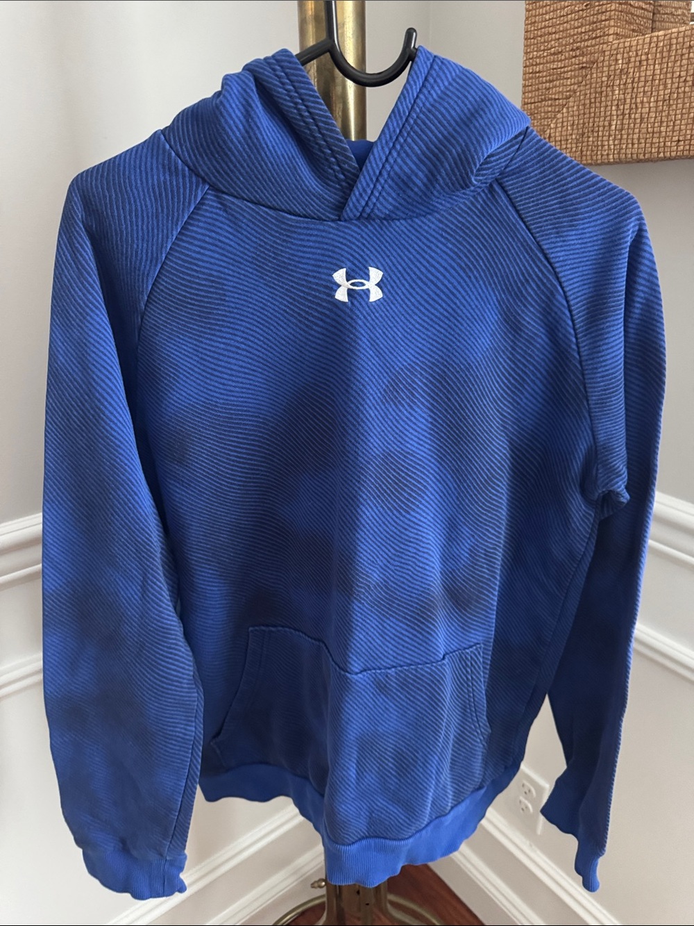 Under Armour Boys Royal Blue Hooded Pullover